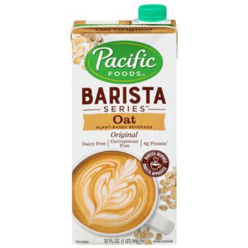 Pacific Foods - Organic Oat Barista Edition - 32 fl oz (1 Carton)