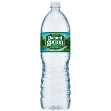 Poland Spring - Spring Water - 1.5 L (12 Plastic Bottles)