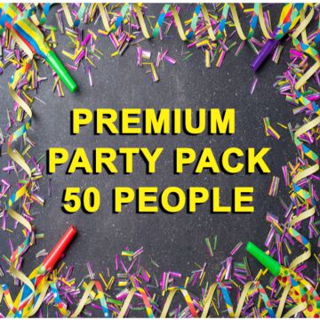 Premium Party Pack - 50 People (69 oz Per Person) - 12 oz (288 Glass Bottles - 12 Cases)