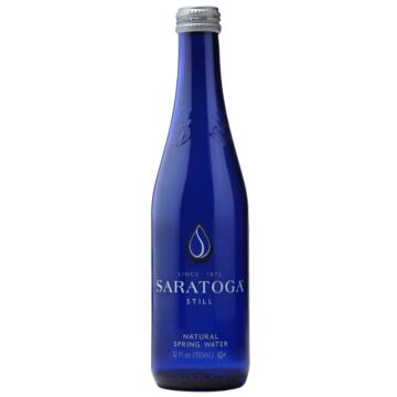 Saratoga - Still - Spring Water - 12 oz (24 Glass Bottles)