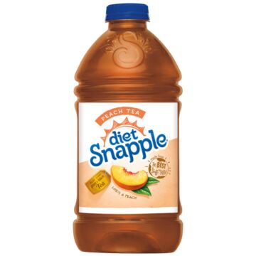 Snapple - Diet Peach Tea - 64 oz (8 Plastic Bottles)