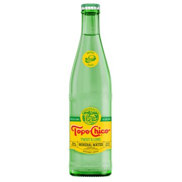 Topo Chico - Twist of Lime - 355 ml (6 Glass Bottles)