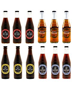 Boylan - Diet Soda Variety Pack - 12 oz (12 Glass Bottles)