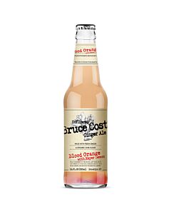 Bruce Cost Ginger Ale - Blood Orange with Meyer Lemon - 12 oz (9 Glass Bottles)