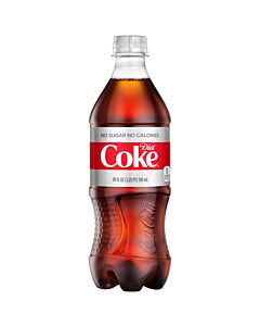Coca Cola - Diet - 20 oz (24 Plastic Bottles)