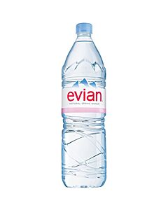Evian - Spring Water - 1.5 L (1 Plastic Bottle)