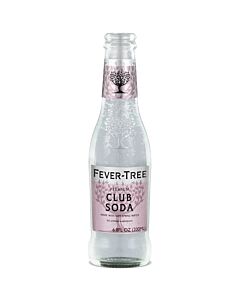 Fever Tree - Club Soda - 6.8 oz (24 Glass Bottles)