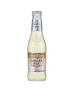 Fever Tree - Refreshingly Light - Ginger Ale - 6.8 oz (24 Glass Bottles)
