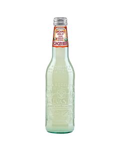 Galvanina - Organic Italian Soda Ginger Beer - 12.8 oz (12 Glass Bottles)