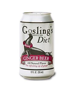Goslings - Diet Ginger Beer - 12 oz (24 Cans)