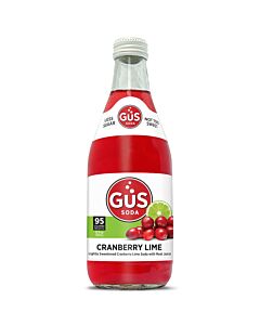 GUS Soda - Cranberry Lime - 12 oz (12 Glass Bottles)