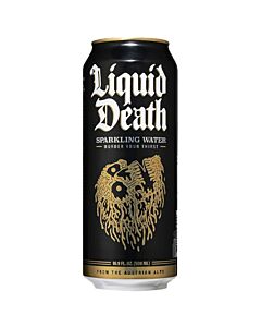 Liquid Death - Sparkling Water - 16.9 oz (12 Cans)
