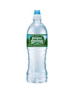 Poland Spring - Spring Water (Easy Open Stay Back Cap) - 700 ml (24 Plastic Bottles)