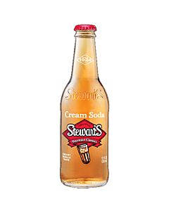 Stewart's - Cream Soda - 12 oz (24 Glass Bottles)
