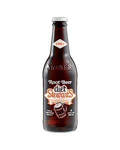 Stewart's - Diet Root Beer - 12 oz (24 Glass Bottles)