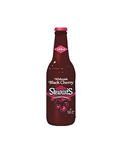 Stewart's - Black Cherry - 12 oz (24 Glass Bottles)