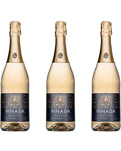 Vinada - Crispy Chardonnay (Zero Alcohol) - 750 ml (3 Glass Bottles)