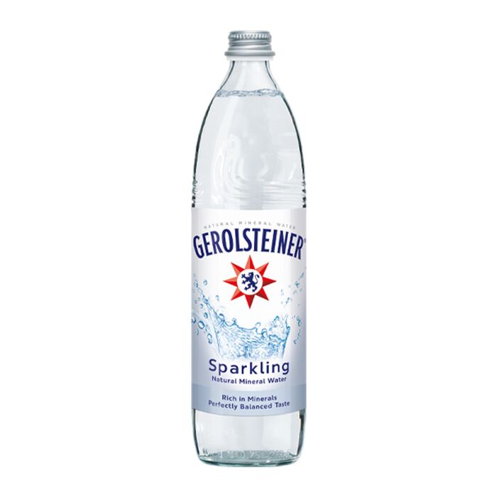 Gerolsteiner - Sparkling Natural Mineral Water - 750 ml (1 Glass Bottles)