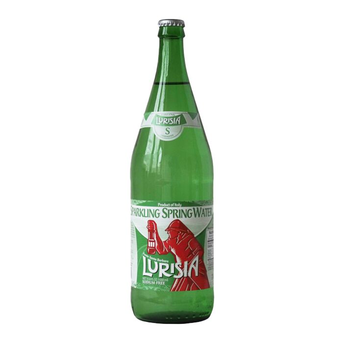 Lurisia - Sparkling Natural Spring Mineral Water - 1 L (6 Glass Bottles)