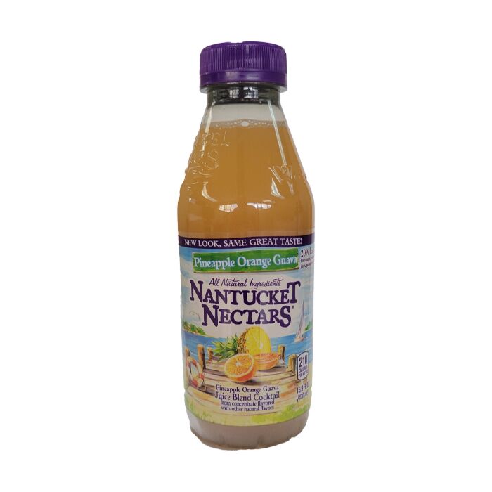 Nantucket Nectars - Pineapple Orange Guava - 15.9 oz (6 Plastic Bottles)