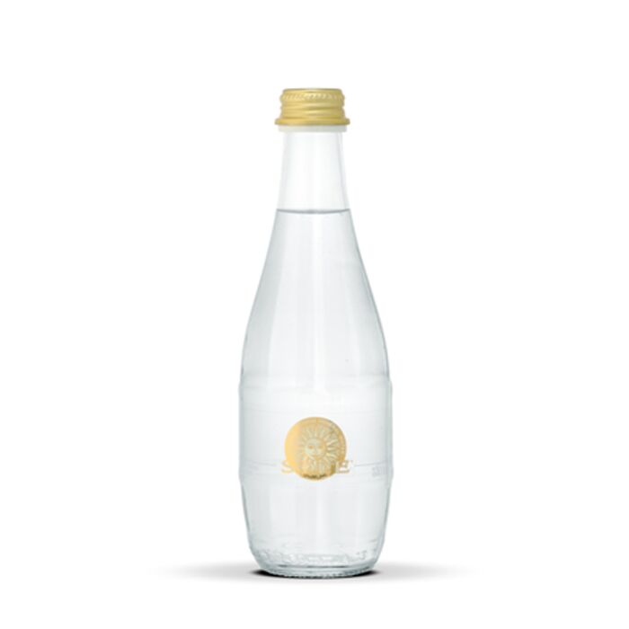 Sole Water - Deco - Sparkling Natural Mineral Water - 330 ml (24 Glass Bottles)
