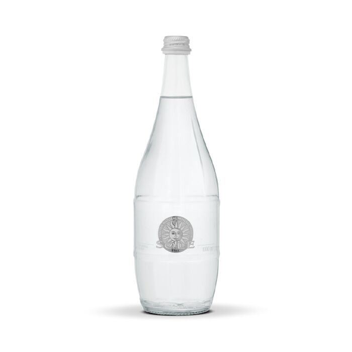 Sole Water - Deco - Still Natural Mineral Water - 1 L (6 Glass Bottles)