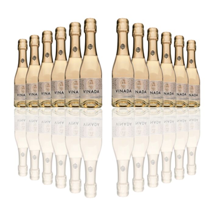 Vinada - Sparkling Gold Mini - Zero Alcohol -200 mL (12 Glass Bottles)