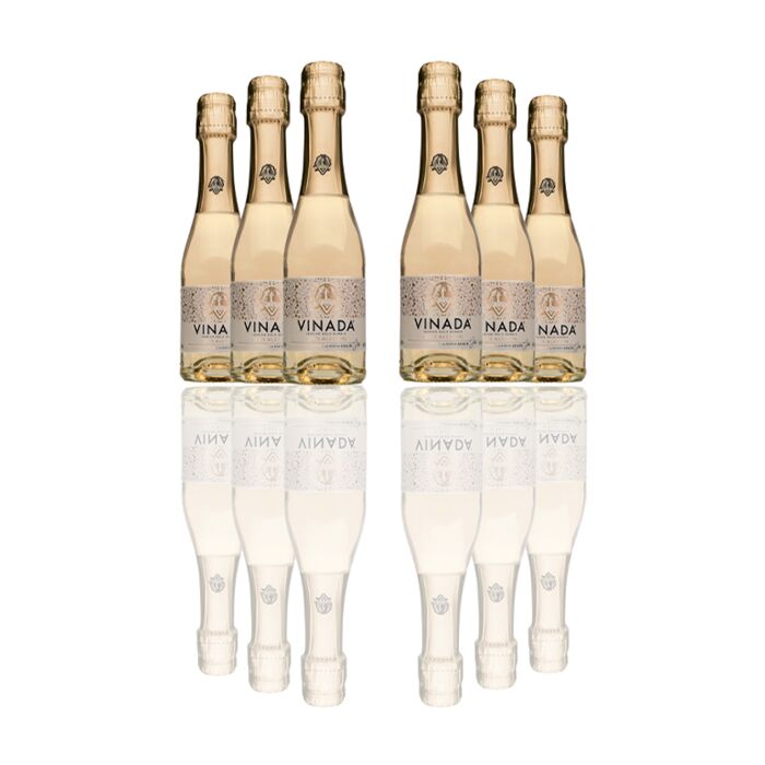 Vinada - Sparkling Gold Mini - Zero Alcohol - 200 mL (6 Glass Bottles)