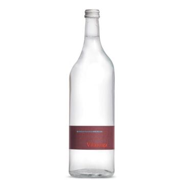 Vilajuiga - Carbonated Natural Mineral Water (Added Carbon Dioxide) - 1 L (6 Glass Bottles)
