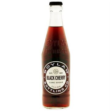 Boylan - Black Cherry - 12 oz (24 Glass Bottles)