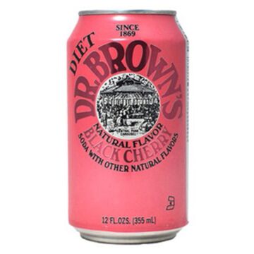 Dr. Browns - Diet Black Cherry - 12 oz (9 Cans)