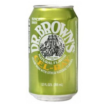 Dr. Browns - Cel-Ray Soda - 12 oz (24 Cans)