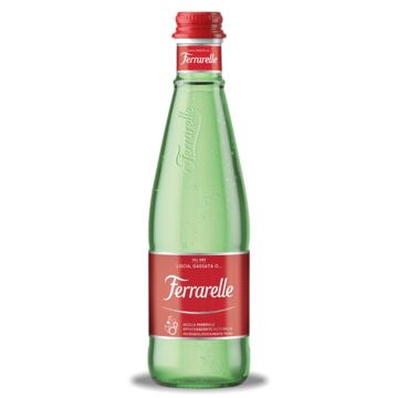 Ferrarelle - Sparkling Natural Mineral Water - 330 ml (24 Glass Bottles)