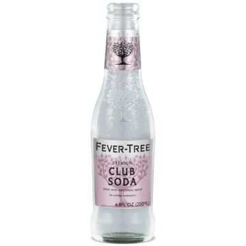 Fever Tree - Club Soda - 6.8 oz (24 Glass Bottles)