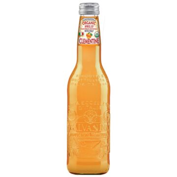 Galvanina - Organic Italian Soda Clementine - 12 oz (12 Glass Bottles)