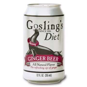 Goslings - Diet Ginger Beer - 12 oz (24 Cans)