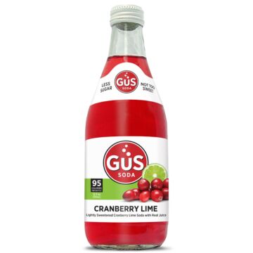 GUS Soda - Cranberry Lime - 12 oz (9 Glass Bottles)