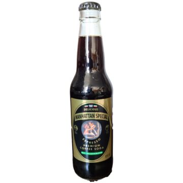 Manhattan Special - Diet Decaffeinated Premium Coffee Soda - 12 oz (24 Glass Bottles)