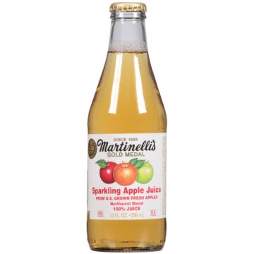 Martinelli's - Sparkling Apple Juice - 10 oz (12 Glass Bottles)