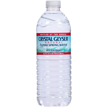 Poland Spring 16 oz Substitution - Crystal Geyser 16 oz (35 Plastic Bottles)