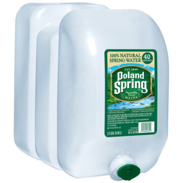 Poland Spring - Spring Water - 2.5 Gal (2 Plastic Bottles)