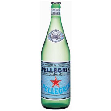 San Pellegrino - Sparkling Water - 1 L (12 Glass Bottles)