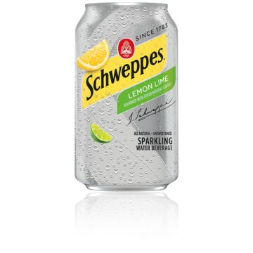 Schweppes - Sparkling Lemon Lime - 12 oz (24 Cans)