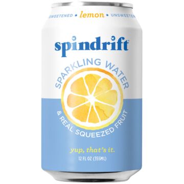 Spindrift - Sparkling Lemon - 12 oz (24 Cans)