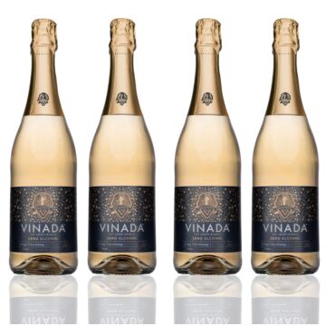 Vinada - Crispy Chardonnay (Zero Alcohol) - 750 ml (4 Glass Bottles)