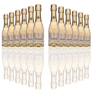 Vinada - Sparkling Gold Mini - Zero Alcohol -200 mL (12 Glass Bottles)