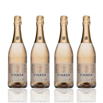 Vinada - Sparkling Gold - Zero Alcohol Wine - 750 mL (4 Glass Bottles)