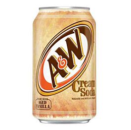 A&W - Cream Soda - 12 oz (24 Cans)