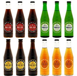 Boylan - Regular Soda Variety Pack - 12 oz (12 Glass Bottles)