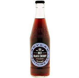 Boylan - Diet Black Cherry Soda - 12 oz (12 Glass Bottles)